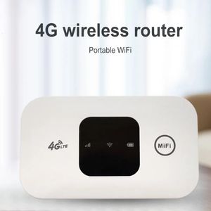 Routers Routers Unlock 4G Lte WiFi Router 150Ms Portable Wireless MiFi Modem 2800mAh Mobile Broadband with Sim Card Slot Pocket spot 23080