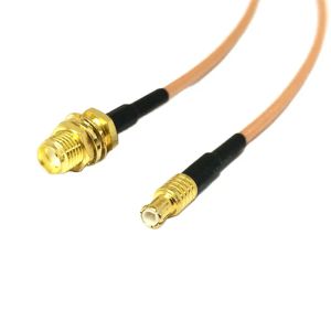 Routeurs SMA Femelle Feme à l'adaptateur de câble MCX Male Rf Male RG316 15cm 6inch Nouveau-en-volume pour le routeur sans fil WiFi