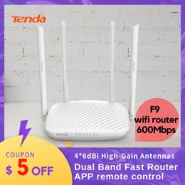 Routers Tender F6/F9 Wifi Wifi Repetidor Wifi Repetidor Multi Languagre Router/Wisp/Repeater/AP Mode 1WAN+3LAN RJ45 Puertos