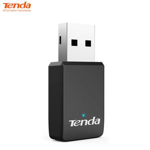 Routers Tenda U9 650Mbs USB Rourter's Wireless 2.4 5G Adaptateur WiFi Récepteur à haute vitesse Carte de réseau à double bande Antenne pour ordinateur portable pour ordinateur portable