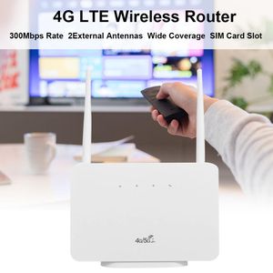 Routeurs universels déverrouillés 4G LTE CPE Router Modem RJ45 LAN WAN Antenne externe WiFi Hotspot sans fil avec fente de carte SIM