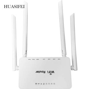 Routeurs WE1626 300 Mbps Router WiFi WiFi 300Mbps Point d'accès OpenWRT OMNI II pour Huawei E3372H Modem USB 4G avec 4 antennes externes