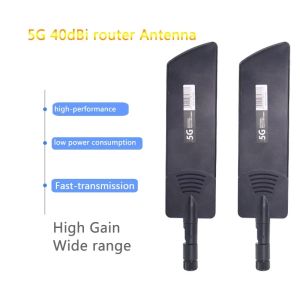 Routeurs larges 600 ~ 6000 MHz Routeur sans fil flexible flexible 2G 3G GSM GPRS 4G 5G HIGN GAIN 40DBI LTE Signal Booster WiFi Antenne 1PC