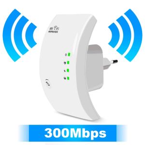 Routers Wiless WiFi Repeater WiFi WiFi Extender Router WiFi Amplificateur WiFi Booster Long Range Wi Fi Repeater 300 Mbps Point d'accès