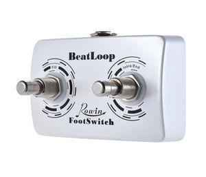 Rowin Beatloop Dual FootSwitch Guitar Pedal Foot Switch Pédale pour l'effet d'enregistrement de boucle de battement Rowin avec 635 mm Cable6137456