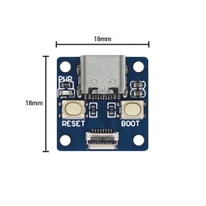 Módulo de tablero de desarrollo del kit RP2040 pequeño RP2040 Raspberry Pi Pico USB interfaz Tipo C 264KB SRAM 2MB Flash para Arduino