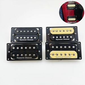Seymour Duncan Black Guitar Pickups Humbucker SH1n Neck And SH4 Bridge 4C 1 set