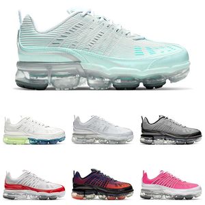 VaporMax 360 mujeres de los hombres zapatillas de deporte azul Vacío Magia Ember paquete de burbuja blanca de plata metálico de fotones polvo instructor para hombre de