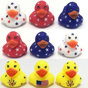 Patos de goma Bath Bath Toys Suministros de fiesta para niños Baño de baño Toy de juguete Flotador chillido Risas de juego de agua de pato para niños