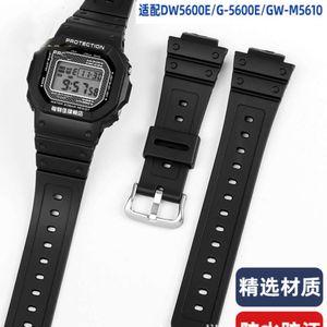 Bracelet de montre en caoutchouc pour Casio GSHOCK DW5600 GW5000 GW5035 DW-6900, accessoires en Silicone, bracelet de montre de sport pour hommes, étanche