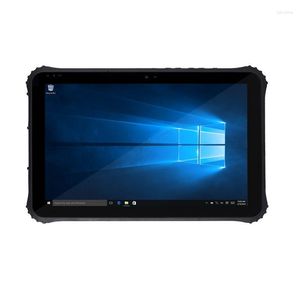 Tablettes PC robustes Windows 10 OS, 12,2 pouces, double batterie IP65, ordinateur industriel avec scanner de codes-barres