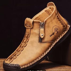 Running Shoes Men's high top Martin boots for warmth and outdoor handmade low men's boots yakuda Sneakers Dropshiping Accepted lifestyle