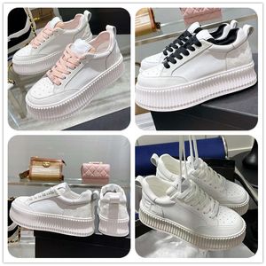 Running Trainers Sneakers Designers Oversize Mens Shoe Espadrilles Trainer Cuir Sneaker Womens Platform Traineres Lace-Up Chaussures augmentées 97415 ES S