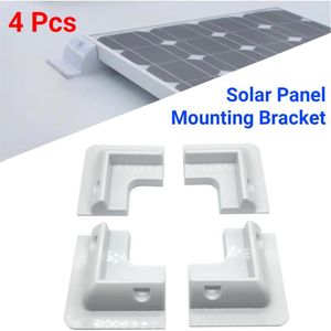 RV Top Roof Solar Panel Mounting Fixing Bracket Kit ABS Supporting Holder For Caravans Camper Boat Yacht Motorhome ATV Parts3010