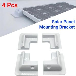 Kit de soporte de fijación de montaje de Panel Solar de techo superior RV, soporte de soporte ABS para caravanas, Camper, barco, yate, autocaravana, ATV Parts232D