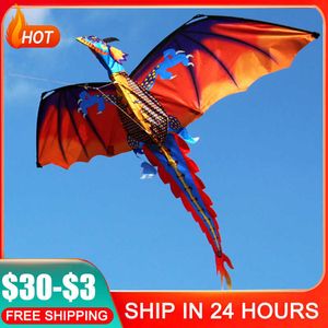 s 3D Dragon100M Single Line With Tail Outdoor Sports Fun Toy Family Parent-child Interaction Rainbow Kite 0110