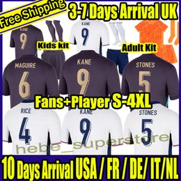 S-4XL 24 25 Angleterre Euro Cup Soccer Jerseys Kane Sterling Grealish Rashford Mount Bellingham Saka Trippier National Team Football Hommes Enfants Kits complets