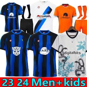 S-4XL 23 24 LAUTARO FINAL Soccer Jerseys THURAM Kids Kit Maillot de DZEKO BARELLA 2023 Maglie Football Shirt 115 Année GAGLIARDINI Kvaratskhelia IntERs IM MIlaNS