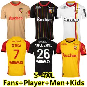 S-4XL 23 24 Maillot RC LeNs Soccer Jerseys Kid Kit Sainte Football Shirts De Foot Home Away 2023 2024 Player Version FOFANA BUKSA hommes enfants discrimination raciale