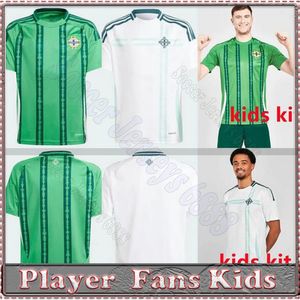 S-4xL Coupe d'Europe 2024 2025 Irlande du Nord Magennis Soccer Jerseys 24 25 Home Blue Evans Lewis Saville McNair Ballard Man Kits Kits Football Shirt