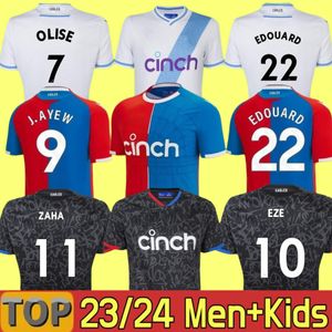 4xl 23/24 Crystal Olise Palace Third Soccer Jerseys Zaha Eze J.Ayew Away Maillots de Foot Benteke Milivojevic Mateta Andersen Gallagher Home Football Shirt Kit