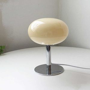 S Lollipop Table crème médiévale salon chambre étude atmosphère Simple rétro verre lampe sur pied maison déco AA230421
