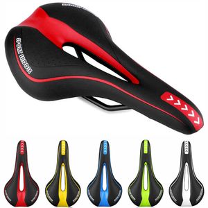 s MTB Mountain Road Seat Cómodo Gel Bicicleta A prueba de golpes Ciclismo Cojín Ejercicio Bicicleta Sillín para Hombres Mujeres 0130