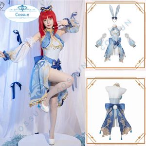 S-xxxl genshin impact nilou cosplay costume femme sexy lapin fille costume en cuir saut de combinaison nilou