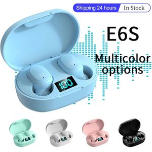 E6S E7S TWS FONE Bluetooth Auriculares Auriculares inalámbricos Auriculares Sport con auriculares a manos libres de micrófono para Samsung Xiaomi Redmi Todos los teléfonos inteligentes