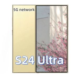 S24 Ultra 6,8 pouces 5G Smartphone S23 4G Déverrouillé 6 Go 128 Go Téléphone cellulaire Scran tactu