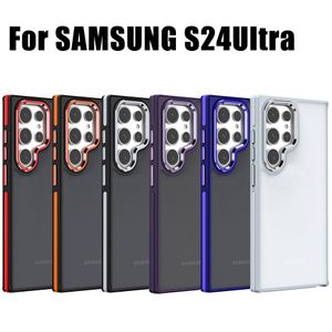 S24 Ultra Drop-Protection Mobile Phone Case Case pour Samsung Galaxy S23 S24 Plus Ultra S23Plus S24Plus S24ultra S23ULTRA Full Protection Back Covers à deux couleurs