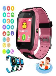 S4 enfants montres intelligentes Android montre intelligente Smartwatch téléphone Lbsgps carte Sim enfant montre Sos appel localisateur caméra écran Watch9911612