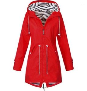 Abrigo cortavientos S5XL, chaqueta de lluvia para mujer, impermeable con capucha para exteriores, chaqueta lisa básica para primavera y otoño de talla grande 138828804542794