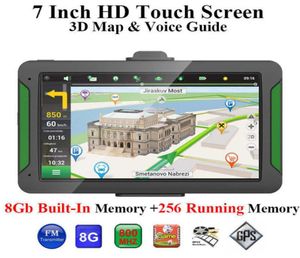 S7 Car GPS Navigator 7 pouces 8 Go de écran tactile portable Car GPS Navigation Auto FM Bluetooth Transmetteur Europe Map nord-américaine N6280800