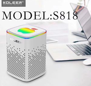 S818 haut-parleur Bluetooth extérieur portable carte enfichable clé USB caisson de basses FM cadeau créatif haut-parleur Bluetooth