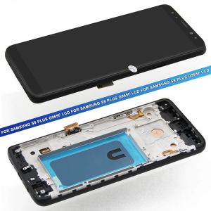 Assemblage de l'écran d'affichage S9 Plus pour Samsung Galaxy S9 + G965F G965F / DS Affichage tactile numérique avec remplacement du cadre