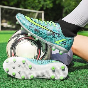 Chaussures de sécurité marque mode bottes de Football professionnel pour hommes femmes chaussettes respirantes baskets Football FGTF Futsal crampons botas de futbol 230822