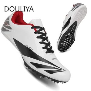 Chaussures de sécurité Douliya Chaussures d'athlétisme pour hommes Spikes Chaussures de course et de sprint Chaussures de saut en longueur professionnelles pour femmes 230720