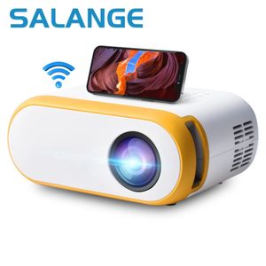 Salange Q11 Mini projecteur portable natif 1280 x 720P pour Home cinéma Airplay Maircast téléphone intelligent multimédia LED vidéoprojecteur 231018