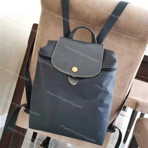 Ventas de alta calidad bolso bolso al por mayor cartera moda plegable mochila francesa nylon mujeres 70 aniversario bordado caballo monederos diseñador