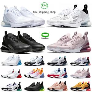 air max airmax 270s running shoes for men women Triple Black white 270s Barely Rose Be True Photo Blue Washed Coral mens trainers sport sneakers