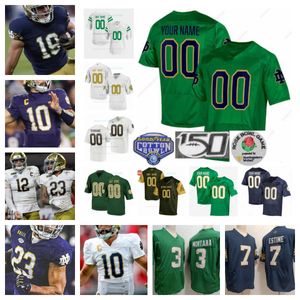 Sam Hartman Steve Angeli Notre Dame College Football Jersey Hommes Jeunes Femmes Tout Cousu 7 Audric Estime Jack Kiser Joe Alt Thomas Harper Ian Book Tim Brown