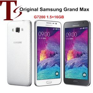 Samsung Galaxy Grand Max G7200 Quad Core 1,5 Go / 6 Go 13MP 5,25 pouces 4G LTE Dual SIM Téléphone portable remis à neuf