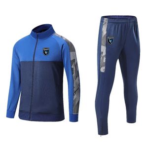 San Jose Earthquakes Survêtements pour hommes Sports d'hiver en plein air Vêtements chauds Sweat-shirt décontracté à manches longues avec fermeture éclair