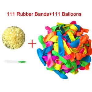 Sable Player Water Fun 111pcs Ballons drôles Toys Magic Summer Beach Party Outdoor Boulling Balloon Bombs Toy for Kids Adult Enfants 230530