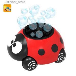 Sable Player Water Fun Bubbles Machine Ladybug Octopus Automatique Blow Blower Electric Bubble Maker Summer Outdoor Indoor Toys for Kids 3+ Year L47