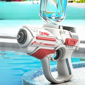 Sand Play Water Fun Electric Continuous Hair Space Water Gun Children's Summer Swimming Pool Beach Outdoor High Tech Automation Toys 230714