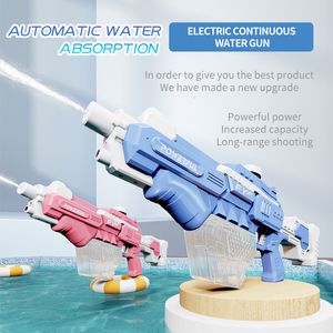 Sable jouer à l'eau jouet pistolet à eau électrique explose haute pression puissante charge automatique pulvérisation jouet 230718