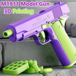 Sand Play Water Fun Gun Toys Modelo impreso en 3D Salto por gravedad Pistola de juguete sin disparar Oso de peluche Cuchillo de radiación Alivio del estrés para niños Regalo de Navidad H240307