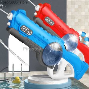 Sand Play Water Fun Gun Toys 800ML Eléctrico Automático Fuerte Potencia 7.4V Ráfagas de alta presión Playa Verano al aire libre para niños Adultos 230720 Q240307